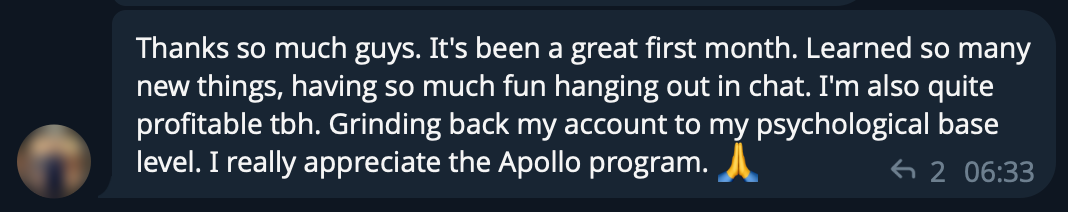 Screenshot of Miguel L.'s message on Telegram, Sep 19, 2026